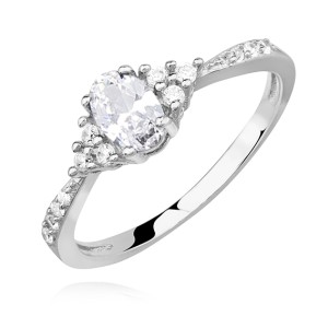 Inel argint cu pietre DiAmanti Z1234A_W-DIA (Argint 925‰ 1,8 g.)
